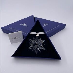 Swarovski Silver Crystal Star Ornament